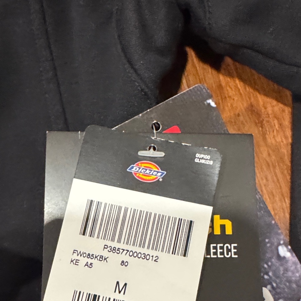 NWT Dickies Black Half-Snap DuraTech Maverick Pullover Fleece Women M - Picture 3 of 9